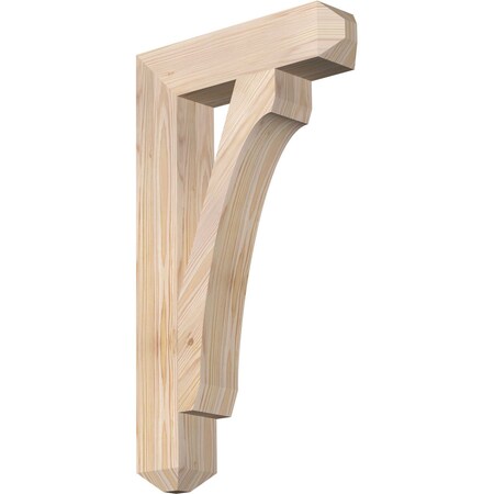 Ekena Millwork Legacy Craftsman Smooth Bracket, Douglas Fir, 3 1/2"W x 16"D x 28"H BKT04X16X28LEC04SDF